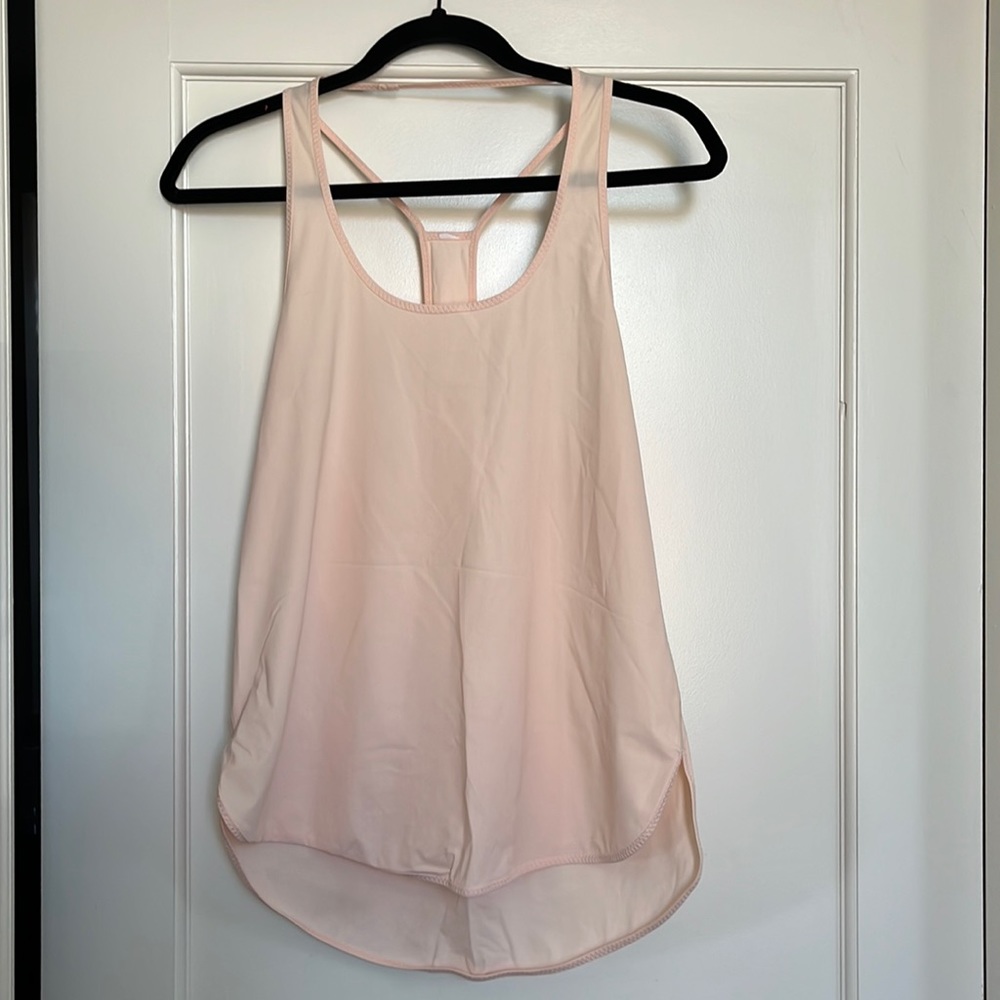Lululemon pink racer back tank - size 8